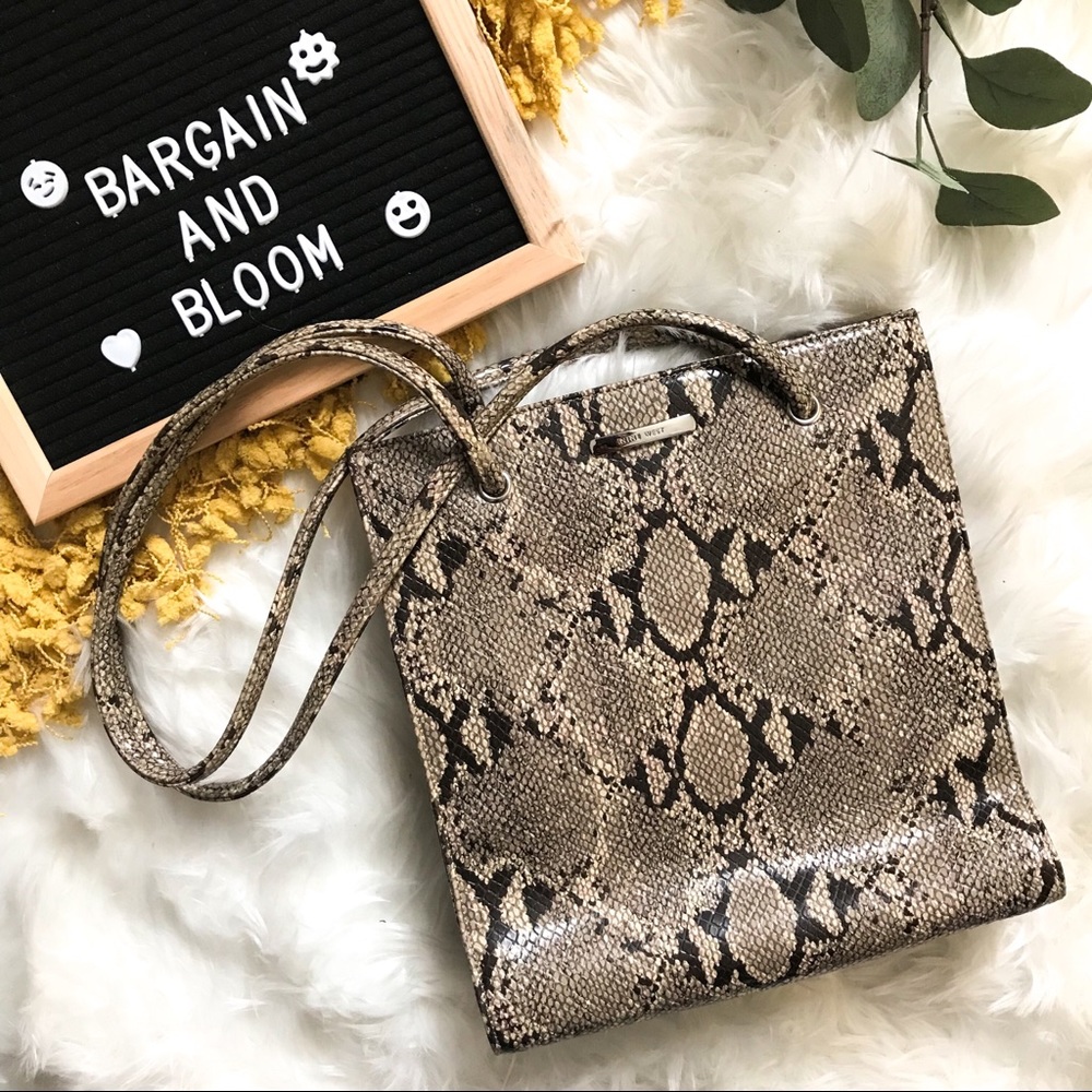 🌻HOST PICK🌻Nine West Faux Snake Skin Purse